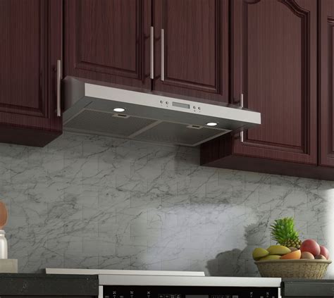 ancona 650 cfm stainless steel under cabinet range hood|ancona 30 range hood.